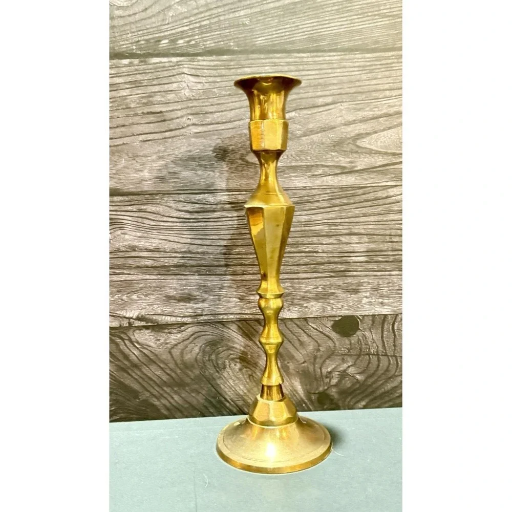 Vintage Brass Candlestick Holder 12